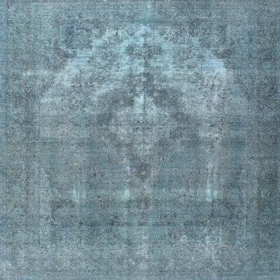 Tapis oriental bleu / gris
