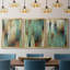 Digital Intrusion II  -Custom Framed  Wrapped Gallery Canvas - 3 Pieces-1635598523-1635598522