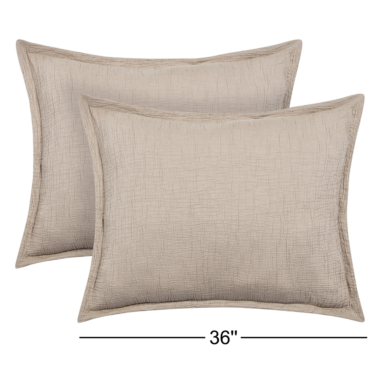 Falan Cotton Shams, King, Sand
