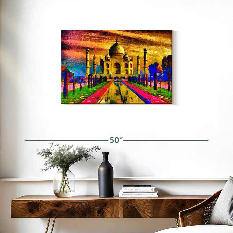 Nicci Abstract Taj Mahal, 20" H x 30" W