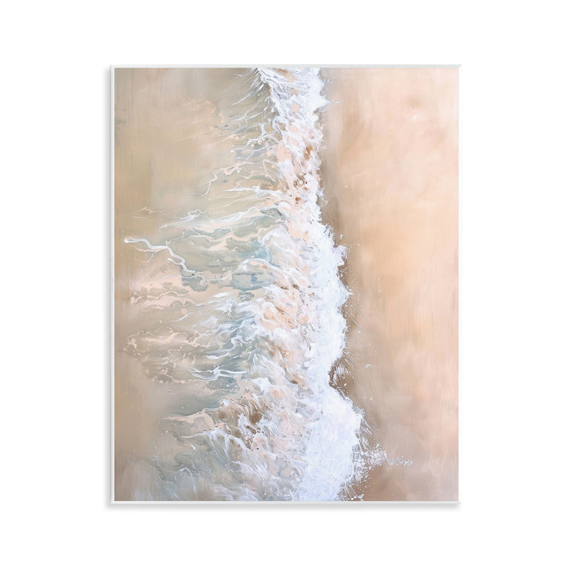 «Neutral Coast Wave Crash» par Petal Prints Design