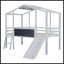 Lit mezzanine simple avec échelle et glissade