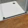 58'' - 60'' W x 76'' H Single Added Frameless Shower Door with Clear Glass