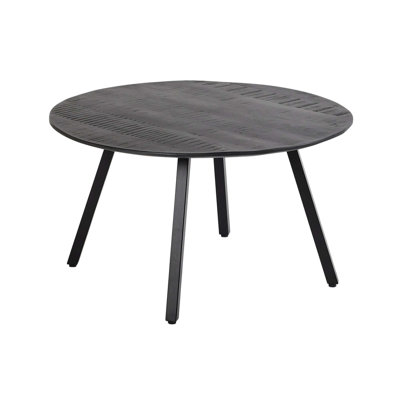 Agota Round Solid Mango Wood Coffee Table