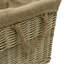 Hand Woven Wicker Laundry Basket with Handles