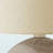 Alya Standard Table Lamp in Beige Resin and Linen, 14.81'' H X 9.31'' W X 9.31'' D