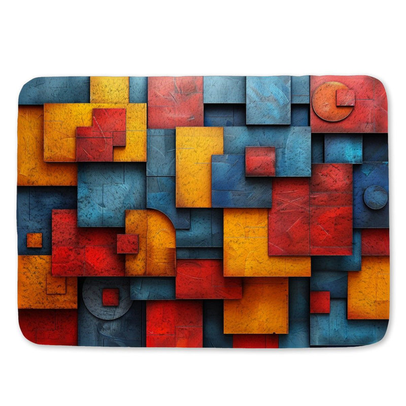 Lamarche Microfiber / Microsuede Non-Slip Bath Mat, 17" W x 24" L