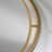 Agniv Iron Oval Wall Mirror