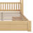 Queen Size House Bed For Kids, Floor Low Platform Bed With 2 Storage Drawers, Wood Bed Frame With Guardrails And Roof-1513903385
