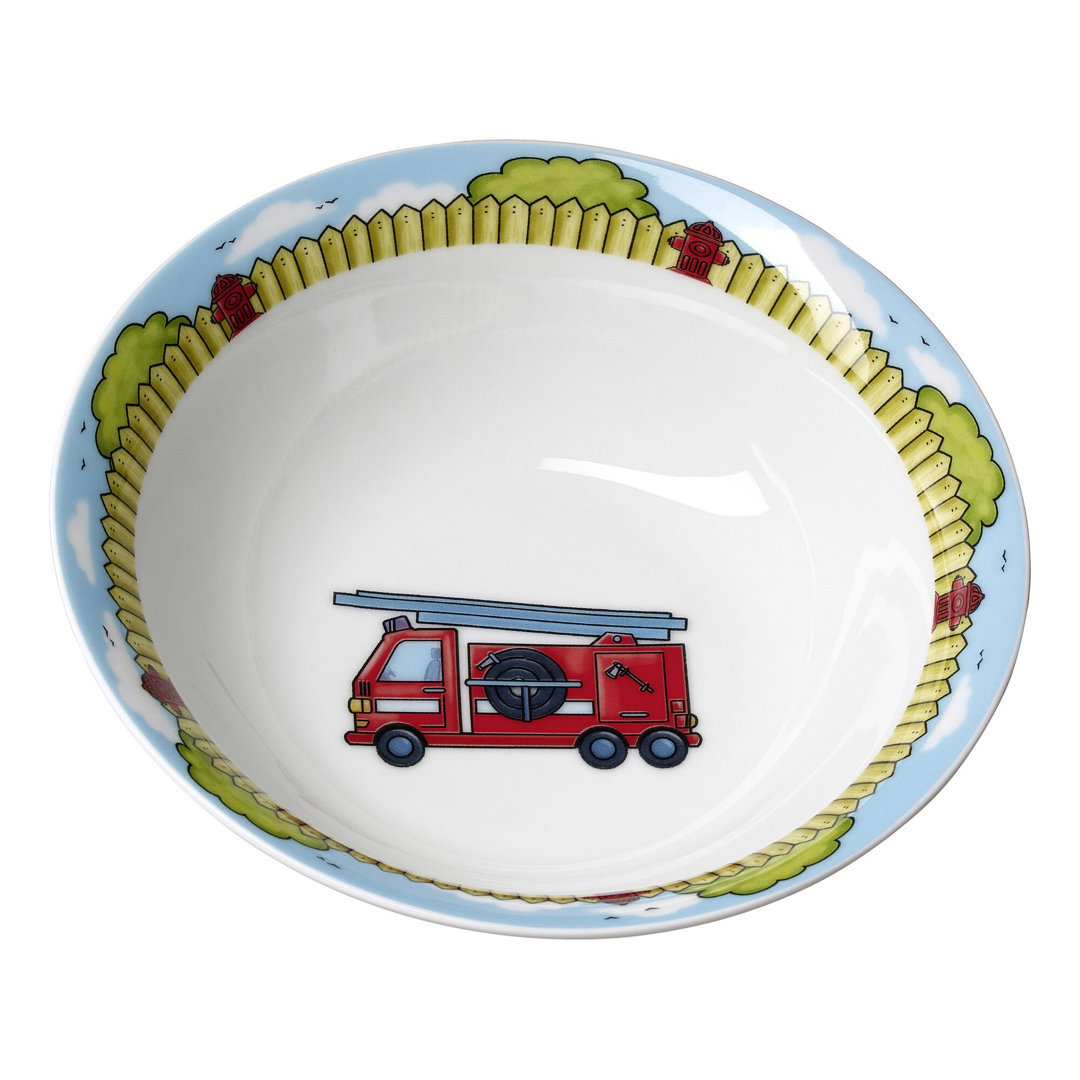 Kinder Müslischale 16 cm Feuerwehrmann Bernie