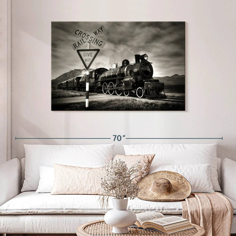Mehar Rail Crossing, 30" H x 45" W