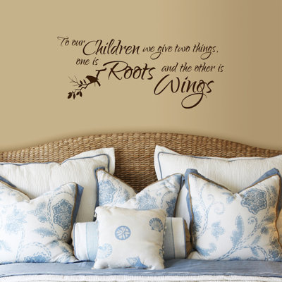 Text & Numbers Non-Wall Damaging Wall Decal