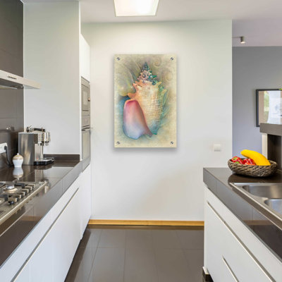 «Aquatica IV» par Steve Hunziker, art mural en verre acrylique