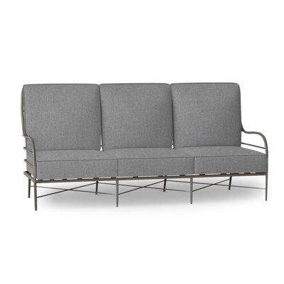 Carmel Aluminum Sofa - Slate Gray