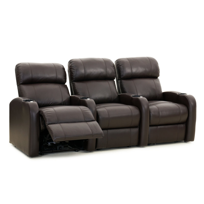 Canapé home theater (rangée de 3), Manuel, Cappucino classique