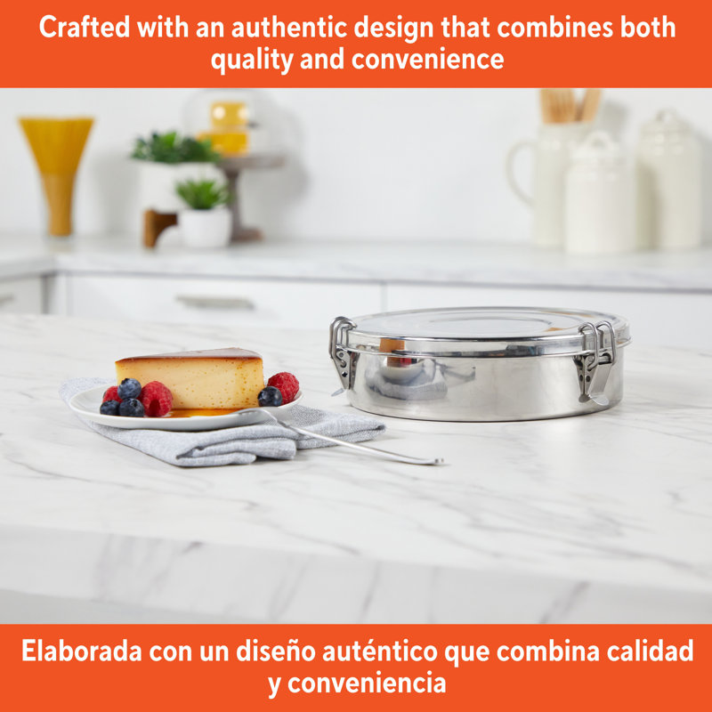 Imusa 1.5 Qt Stainless Steel Flan Mold