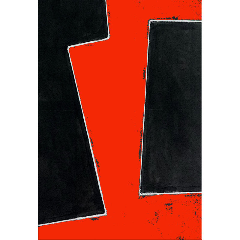 BW Series Red Print by Jeffrey Goodman