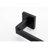 Bathroom Hardware 4, Matte Black - Stainless Steel, Suitable For Multiple Spaces Steel , 4 Smooth Edges, Corrosion Any Home-924607406