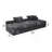 118.1*47.2"Modular Sectional Sofa Seat,Upholstered Compressed Couch-1446794868