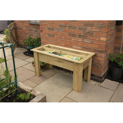 Wood Elevated Planter