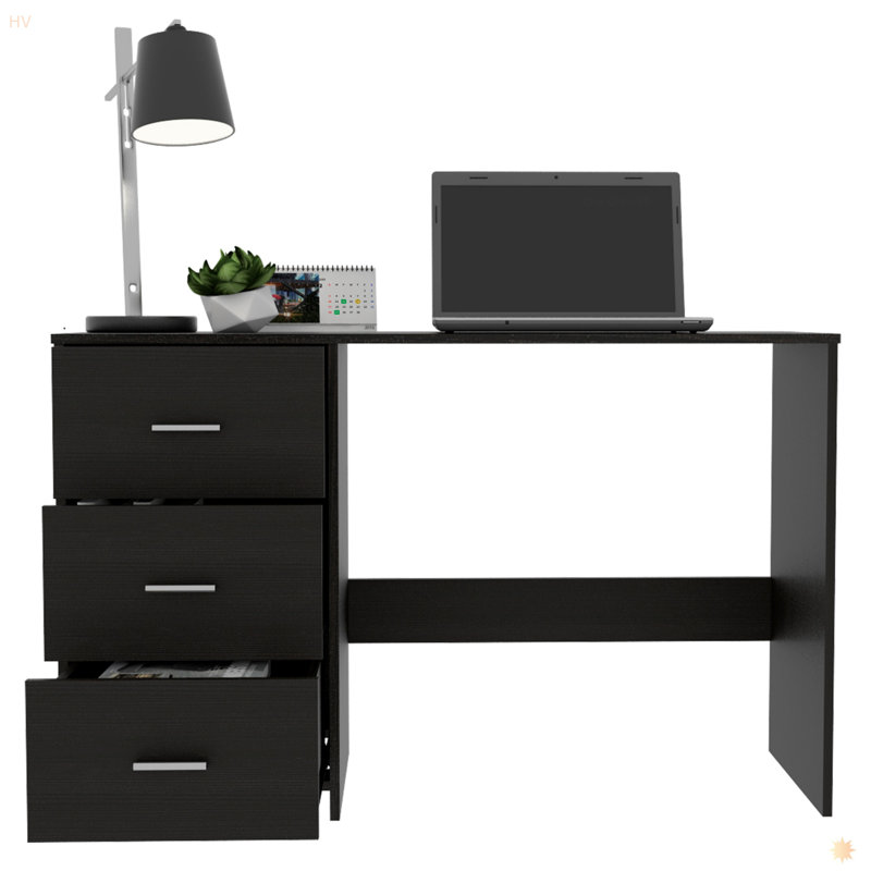 Bureau d'écriture 3 tiroirs Classic, H 30 po x l 47,5 po x P 16,5 po