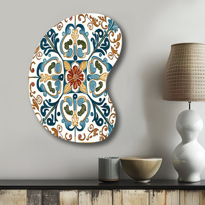 Tishara - Abstract Tile Boom Shape - Assymterical Metal Wall Art