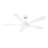 TorchAire 52 inch Indoor/Outdoor Ceiling Fan with LED CCT Select Light Kit - Brushed Satin Brass with Matte White blades-111817050-111817056