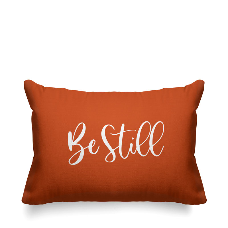 Aspire Outdoor Reversible Throw Pillow, Orange
