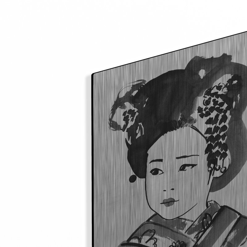 "Petite Japonaise" par Pechane, H 16 po x l 12 po