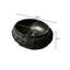 Lavabo de salle de bain 18 po, vasque irrégulière ovale en résine avec motif de pierre, lavabo de style artistique, sans robinet-122070102