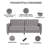 81.9" Wide Luxury Velvet Tufted Convertible Sleeper Sofa, Futon with Three Seating-477026116
