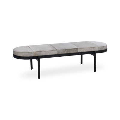 Evelyn Hair on Hide Accent Bench
