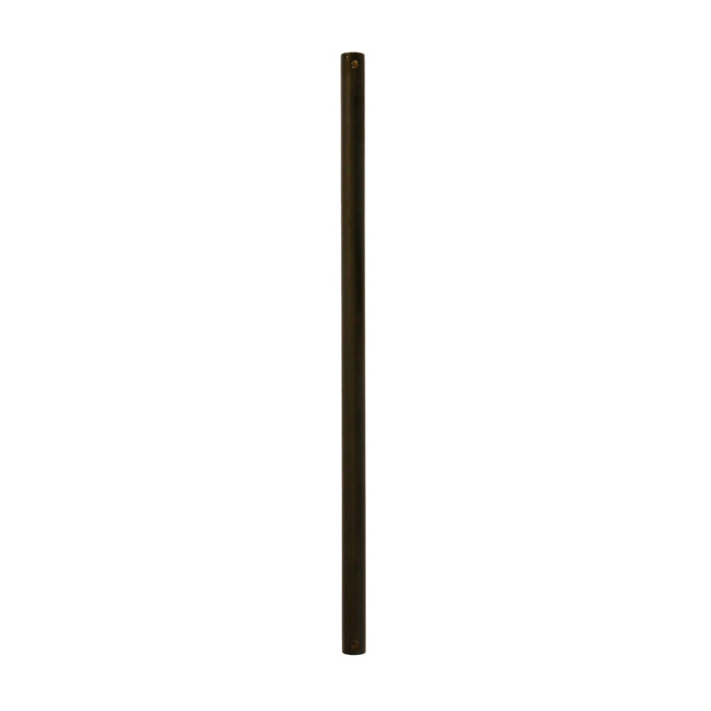 Hadassah 1/2" Inner Diameter Non-Threaded Ceiling Fan Downrod, Oil Rubbed Bronze, 36" H x 0.87" W x 0.88" D