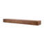 Modern Ember Walnut Creek Fireplace Mantel Shelf - 9" Depth, Close-Grain Details - Real Walnut Wood-899056480-899056487