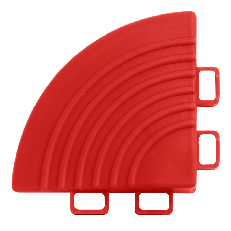Renna 60 x 60 cm Plastic Singular Tile in Black, Red