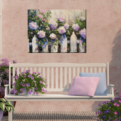 Art sur toile, clôture de Frannie
