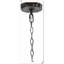 Luminaire suspendu à DEL 5 lumières en laiton antique Lights-98179870