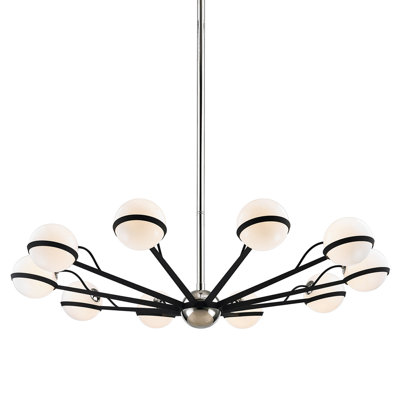 Lustre sphérique Spoutnik à 10 lumières Ryter