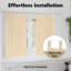 Curtains With Curtains 2 Pcs Polyester-780538656-780538664