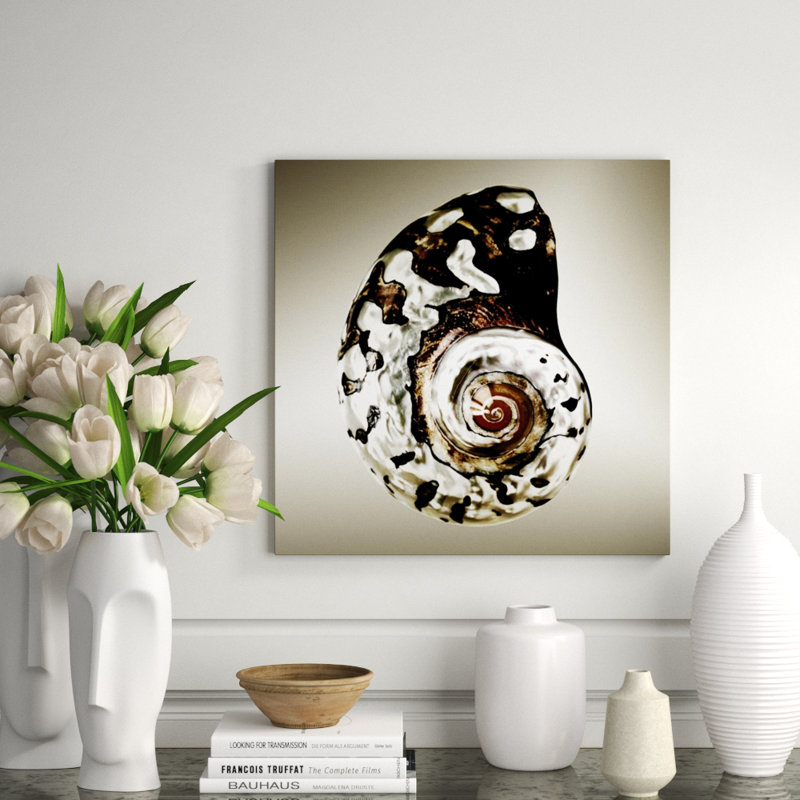 Gilt Shells I Print by Zoey Riley, 24" H x 24" W, Outdoor