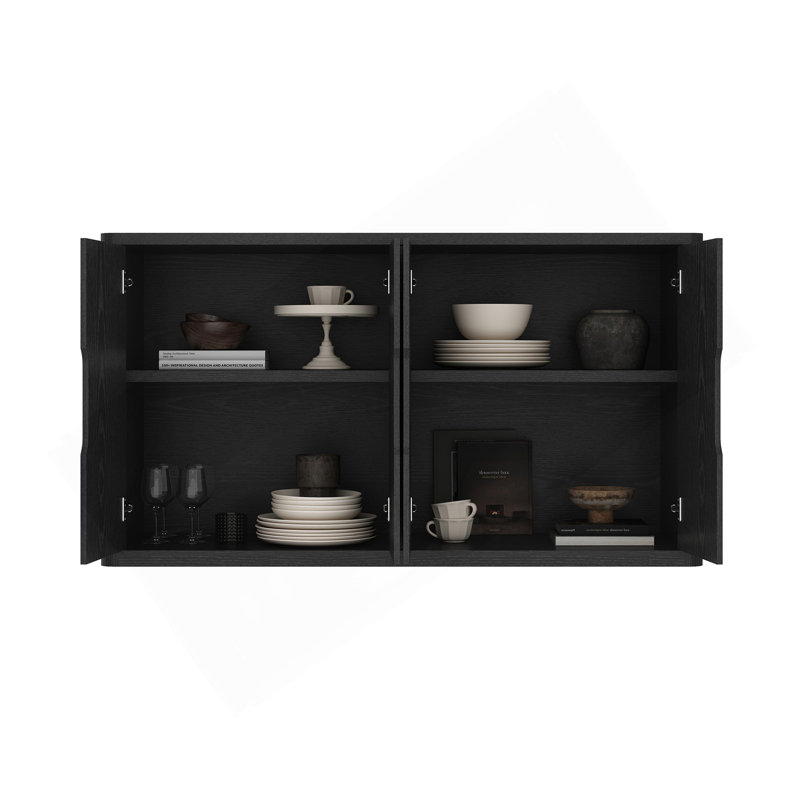 Rivington 60" Sideboard In Black, Black