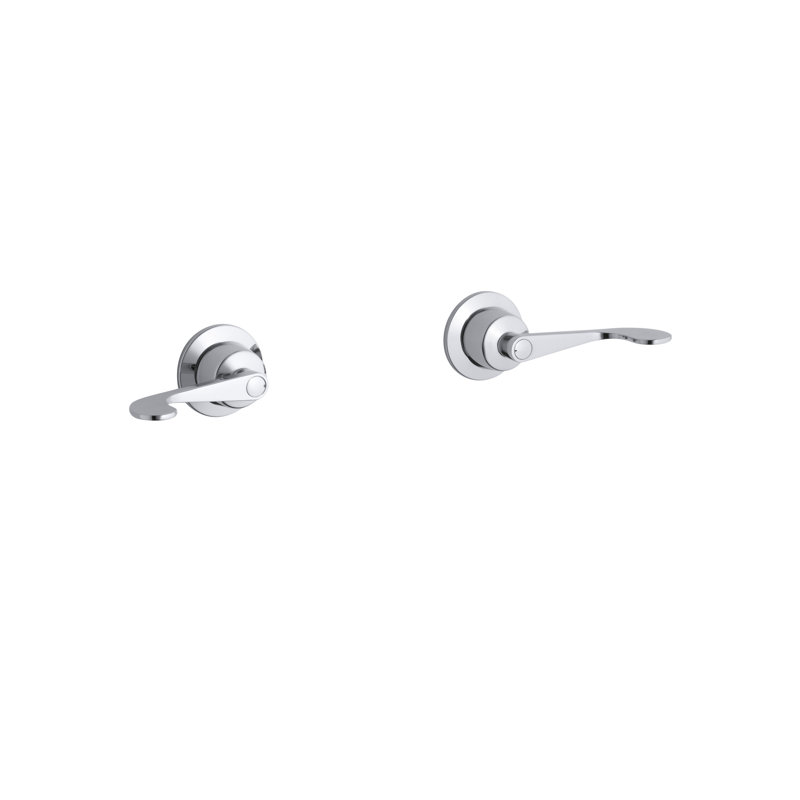 Garniture de valve murale Triton avec poignées de levier de poignet, nécessite une valve