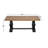 Sarcoline Solid Wood Pedestal Coffee Table-570955519