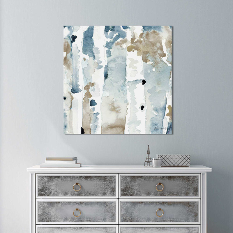 Blue Upon The Hill Square III by Lanie Loreth - Print on Canvas, 18" H x 18" W x 1" D, Wrapped Canvas