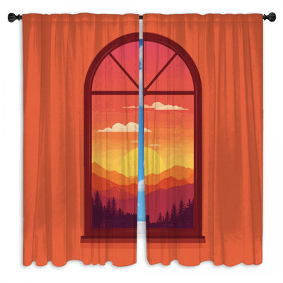 Rideaux et voilages Sunset - 2 panneaux