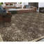 Tapis gris anthracite de haute qualité noué à la main