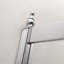 Porte de douche 36 po x 72 po, cabine de douche encadrée en chrome, 1/4 po (6 mm)