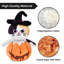 Chat en peluche citrouille d'Halloween