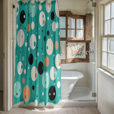 Polka Dot Graphics - Premium Shower Curtain