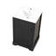 Meuble-lavabo de 20 po avec lavabo en céramique, armoire noire, charnières en acier inoxydable et tablette réglable pour magnétisme